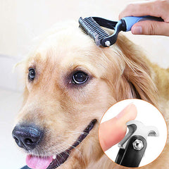 Cepillo Deshedding profesional para perros y gatos