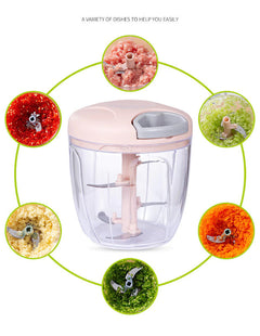 Cortador y batidor manual de alimentos “EASY SPIN CUTTER”