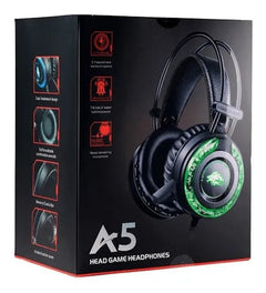 Auricular Gamer A5 HEAD GAME HEADPHONES - MOLA VARIEDADES