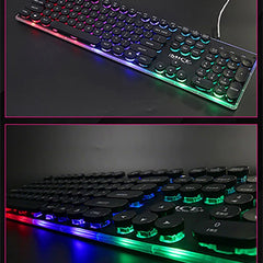 Teclado para juegos con retroiluminación RGB IMice® AK-700