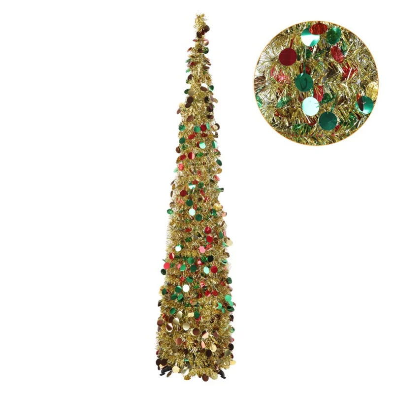 Árbol Festivo Instantáneo: Brillante, Elegante y Fácil de Montar