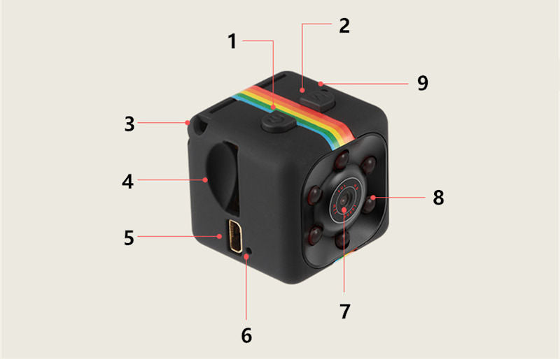 Mini camara deportiva "SQ11"