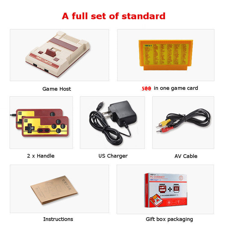 Consola FC Compact con 500 juegos!