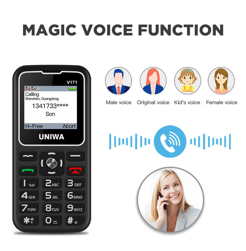 UNIWA-teléfono inteligente V171  SOS (Envío Gratis)