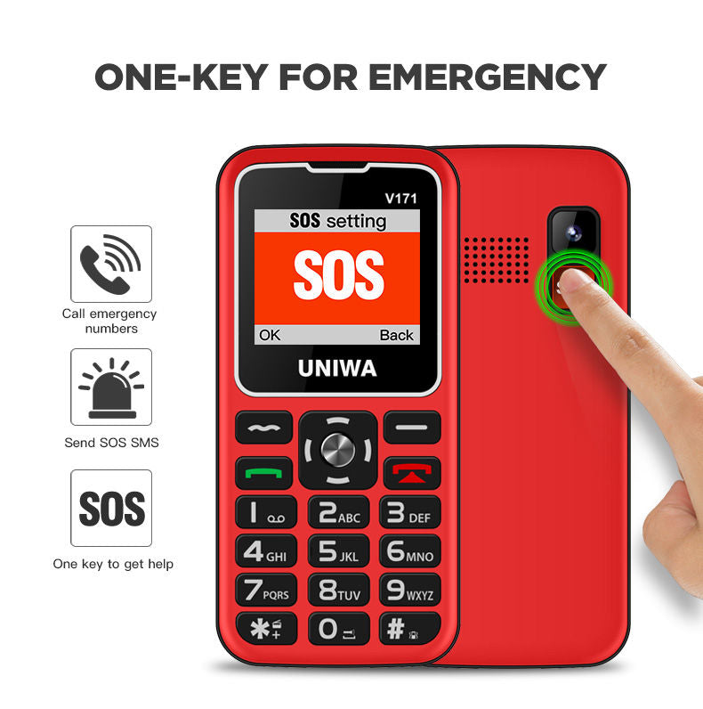UNIWA-teléfono inteligente V171  SOS (Envío Gratis)