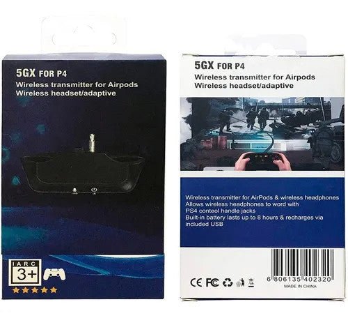 Adaptador Bluetooth 5GX de PS4 para auriculares inalámbricos I CSS® - MOLA VARIEDADES