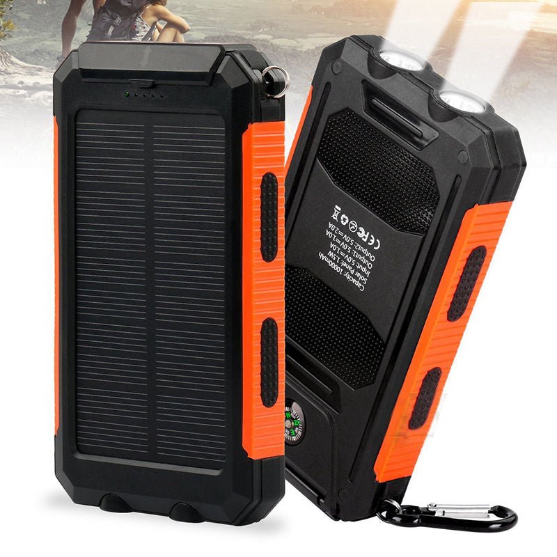 CARGADOR DE BATERIA SOLAR 10000 mAh - MOLA VARIEDADES