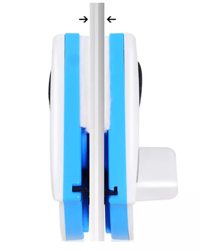 IZyufan Limpia Cristales Magnético,Limpiador Magnético de Ventanas,con  Doble Lateral para Ventanas de 3-8 mm,Profesional,Apto para Ventana de  Vidrio de una Capa(Azul)(V1) : : Hogar y cocina