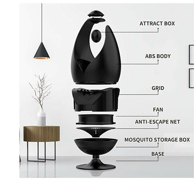 “Inhalation Mosquito Killer”  Trampa Inhaladora de Mosquitos y Moscas