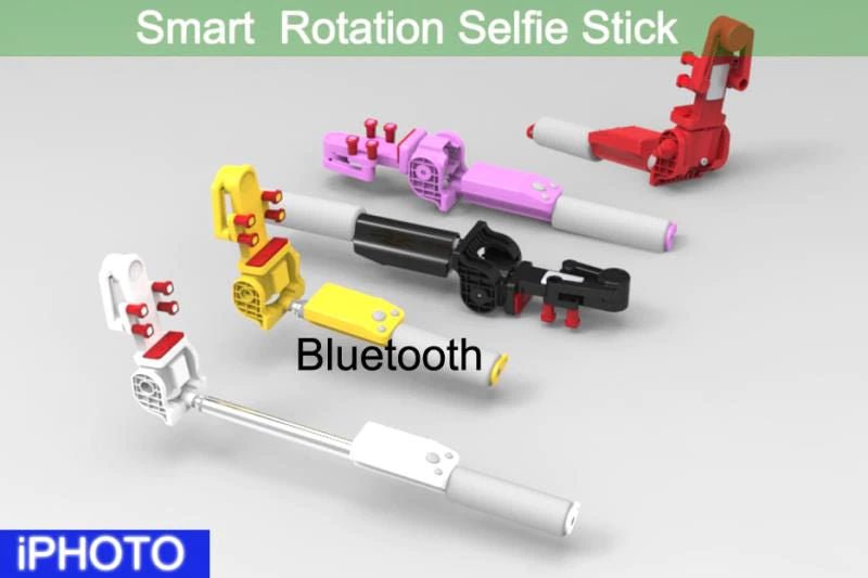 Palo de Selfie Inteligente, bluetooth inalámbrico rotación automática 360 - MOLA VARIEDADES