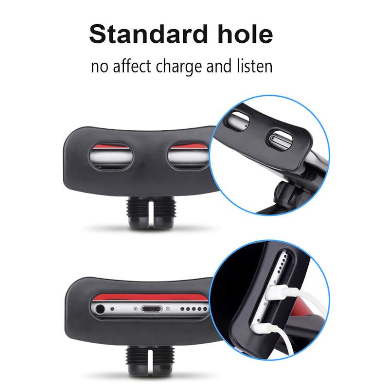 Soporte flexible de asiento trasero para iPad y teléfono móvil, giratorio de 360