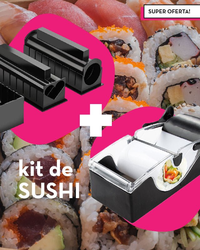 SUPER OFERTA Kit de sushi “SUSHI MAKING KIT” + Máquina de rollos